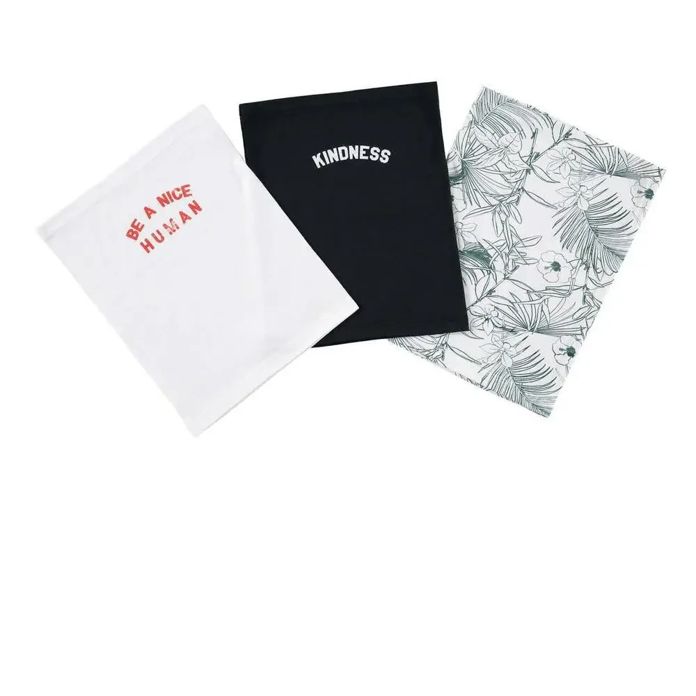 NWT Sub Urban Suburban Riot Gaiter Face Masks Buffs Set of 3 Nice Human Graphic